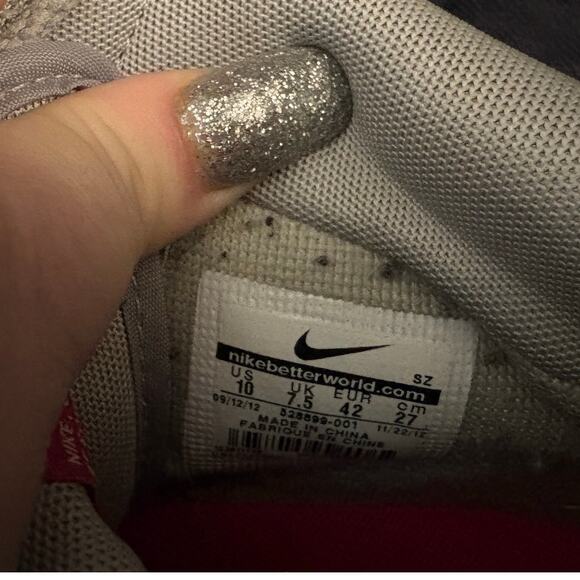 Nike Dunk Sky Hi 528899 001 Medium Grey /Sport Fuchsia-Sail Wmn Sz 10 Wedge 2012 - Picture 9 of 11